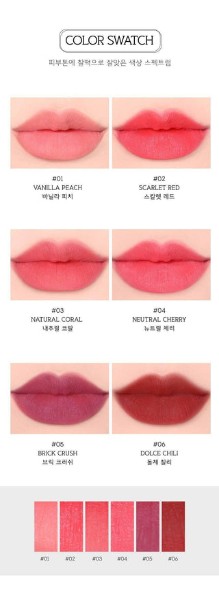 Locean - Reve Matt Lipstick 6 Colors - Koreabe