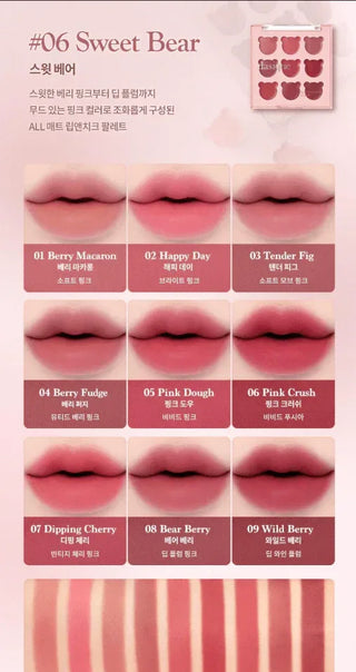 Dasique - Mood Painting Lip & Cheek Palette 6g - 6 Colors - Koreabe