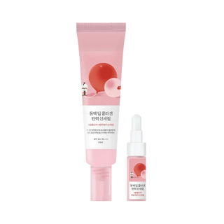 Round Lab - Camellia Deep Collagen Firming Sun Serum Set SPF50+ PA++++ 50ml - Koreabe