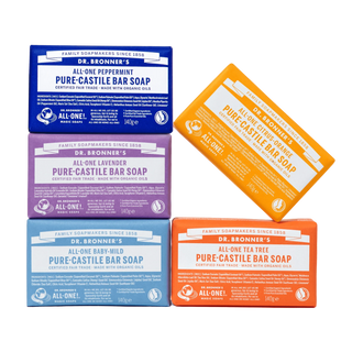 Dr Bronner - Pure Castile Bar Soap 150g (4 Types) - Koreabe