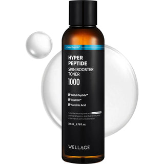Wellage - Hyper Peptide Skinbooster Toner 200ml - Koreabe