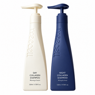 Treecell - Day Collagen Shampoo 520ml + Night Collagen Shampoo 520ml