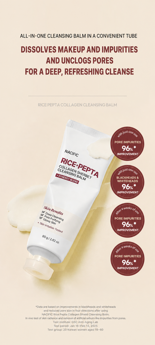 Nacific - Rice Pepta Collagen Sherbet Cleansing Balm 80ml