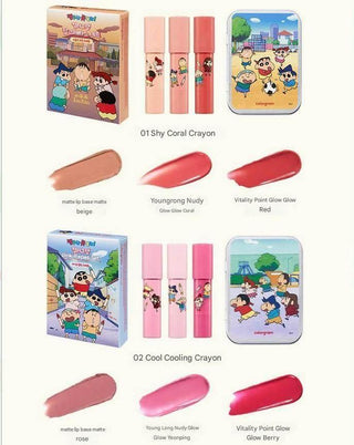 Colorgram - Lip Crayon Set - 2 Type (Shin Chan Ver) - Koreabe