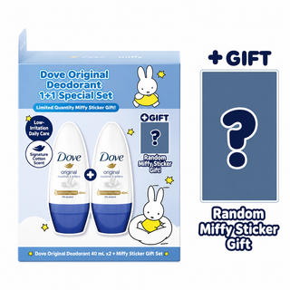 Dove - Дезодорант-ролик Original 1+1 (версия Miffy)