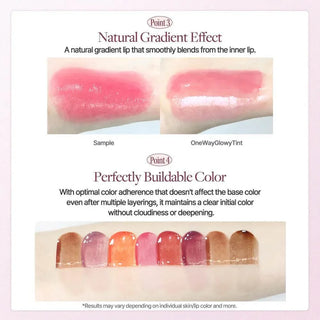 Heart Percent - Dote On Mood One Way Glowy Tint - 12 Colors - Koreabe