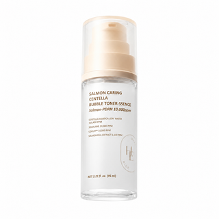 Heveblue - Пузырьковая тонер-эссенция с центеллой и экстрактом лосося Salmon Caring Centella Bubble Toner Essence 95 мл