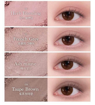 Dasique - Shadow Palette Tea Blending Collection - 2 Colors - Koreabe
