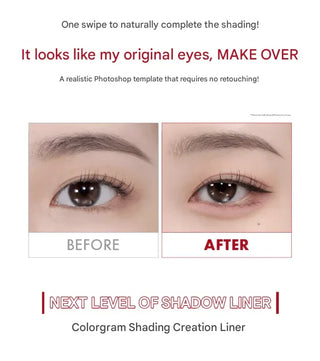 Colorgram - Shade Re-Forming Brush Liner 0.5g - 7 Colors - Koreabe