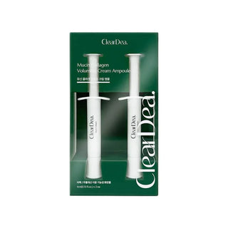 Cleardea - Mucin Collagen Voluming Cream Ampoule 4mlx2 - Koreabe