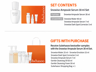 Sulwhasoo - Lumiwise Brightening Ampoule Serum 30ml Set
