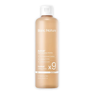 Blanc Nature - Успокаивающий тонер для лица с хауттюйнией сердцевидной Active Heartleaf Calming Toner, 300 мл