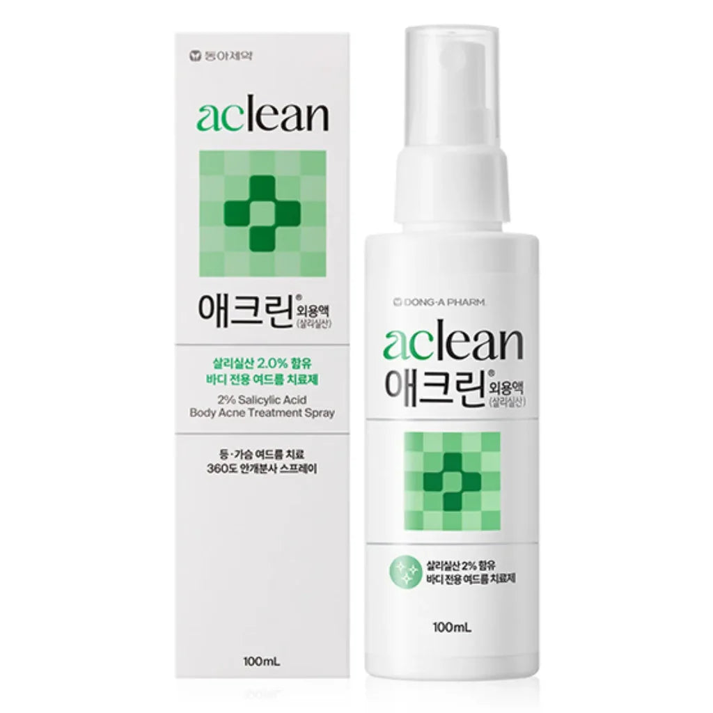 Dong A - Спрей для лечения акне на теле Aclean Body, 100 мл