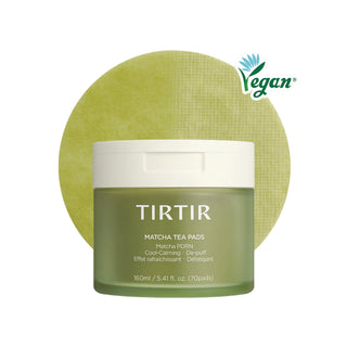 Tirtir — Чайные диски с матчей и PDRN, 70 шт.
