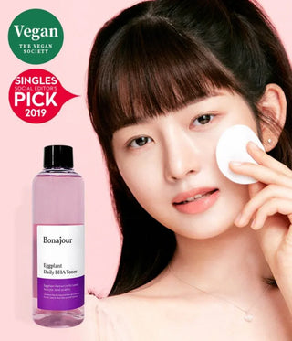 Bonajour - Eggplant Daily BHA Toner 205ml - Koreabe