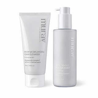 Murav – Очищающее молочко Snow Gentle Milk Cleanser, 205 мл + Пенка для умывания Snow Foam Cleanser, 120 мл
