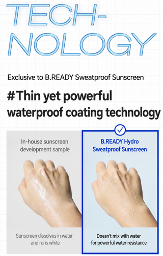 B Ready - Hydro Sweatproof Sunscreen 50ml