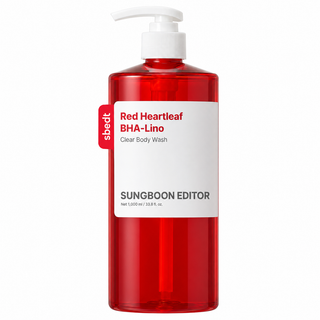 Sungboon Editor - Red Heartleaf BHA Lino Clear Гель для душа 1000мл