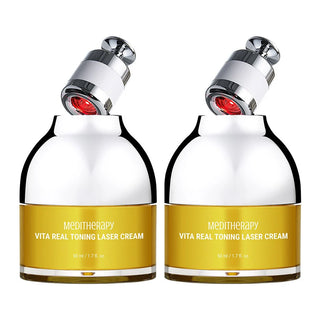 Meditherapy - Vita Real Toning Laser Cream 50ml + 50ml +EMS Device