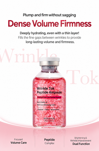 Mixsoon - Wrinkle Tok Peptide Ampoule 37ml