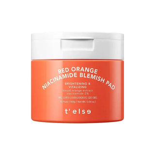 t'else - Red Orange Niacinamide Blemish Pad 70ea - Koreabe