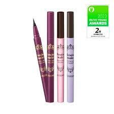 Kiss Me - Heroine Make Smooth Liquid Eye Liner In 1+1 - 3 Colors - Koreabe