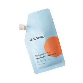 a solution - Heartleaf + Calamine Wash-Off Mask 25ml - Koreabe