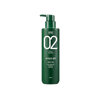 Amos - Scalp Nourish Green Tea Shampoo Fresh 500ml - Koreabe