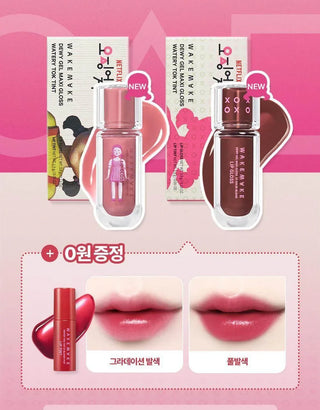 WakeMake - Dewy Gel Maxi Gloss - 2 Colors (Squid Game) - Koreabe