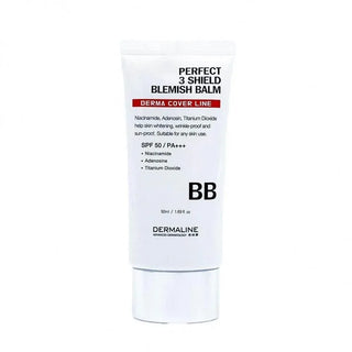 Dermaline - Perfect 3 Shield Blemish Balm SPF PA+++ 50ml - Koreabe