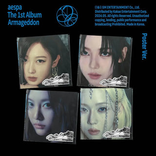 AESPA - 1st : Armageddon (Poster Ver) (Random Ver) - Koreabe