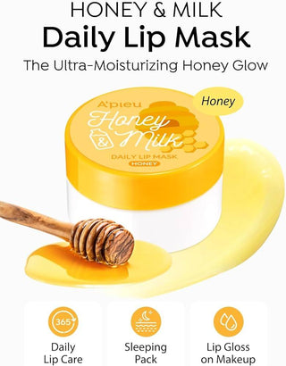 Apieu Honey Milk Lip Sleeping Pack 6.7g - Koreabe