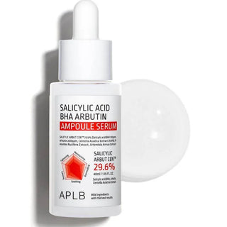 APLB - Salicylic Acid BHA Arbutin Ampoule Serum 40ml x 2 - Koreabe