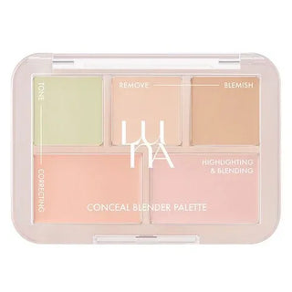 Luna - Conceal Blender Palette - 01 Clear Clover - Koreabe