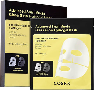 COSRX - Advanced Snail Mucin Glass Glow Hydrogel Mask 3ea