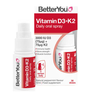BetterYou - Витамин D + K2, пероральный спрей, 12 мл