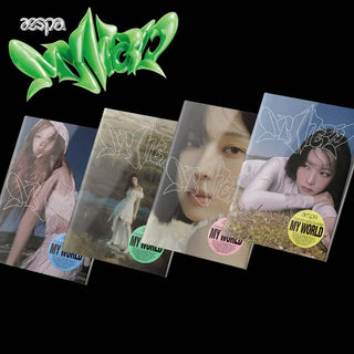 AESPA - Mini Album 3th : My World (Intro Ver) (Random Ver) - Koreabe