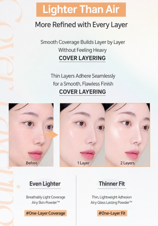 Age 20 - Glass Skin Essence Pact + Refill - 3 Colors