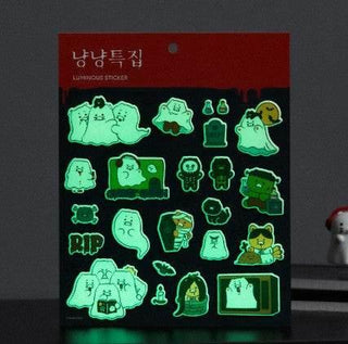 Kakao - Meow Meow Luminous Sticker (Halloween Editioon) - Koreabe