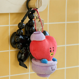 BT21 - TATA RJ Welcome Party Plate Doll Keyring - Koreabe