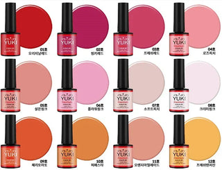Yuki - Premium UV LED Gel - 60 Colors - Koreabe