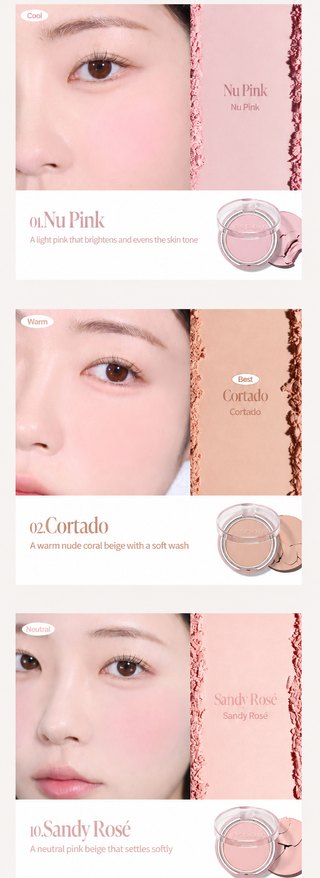 Espoir - Blur Wear Blush 6g - 10 Colors