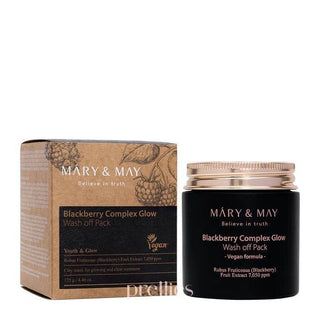 Mary&May - Blackberry Complex Glow Wash Off Pack 125g - Koreabe