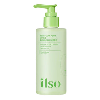 Ilso - Активная пузырьковая пенка для умывания с хауттюйнией и PDRN Heartleaf PDRN Active Bubble Cleanser 200 мл