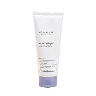 Mary & May - White Collagen Cleansing Foam 150ml - Koreabe
