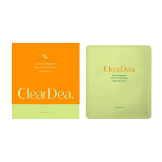 Cleardea - Маска для лица с экстрактом зеленого танжерина Pore Tok Tok 4 шт.