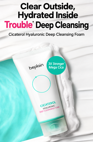 Beplain - Cicaterol Hyaluronic Deep Cleansing Foam 120ml