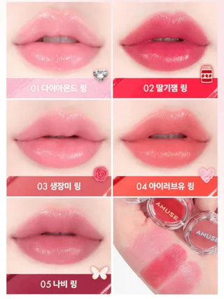 Amuse - Ring Lipbalm - 5 Colors - Koreabe