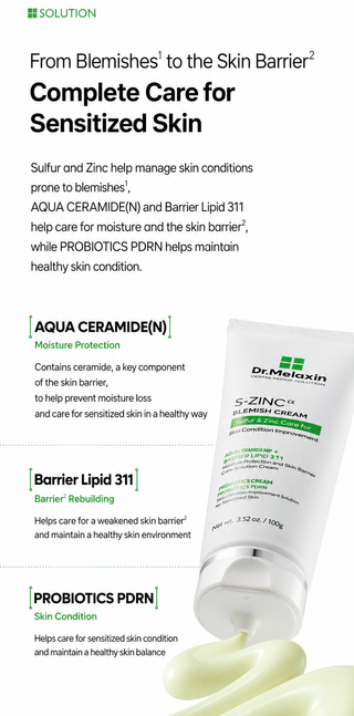 Dr Melaxin - S Zinc Blemish Cream 100мл