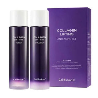 Cell Fusion C - Антивозрастной набор Collagen Lifting (тонер 150 мл + эссенция 150 мл)